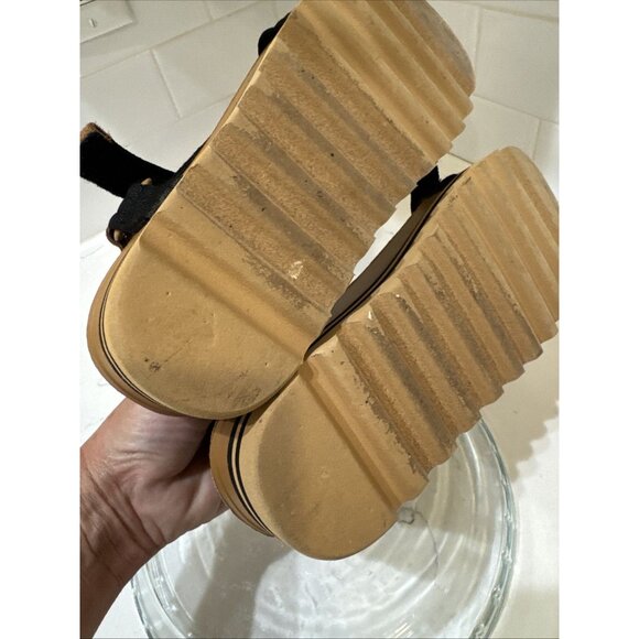 Reef Rem Hi Womens Platform Sandals Sz 8 Black Adjustable Straps Cork - MINT - Picture 9 of 14